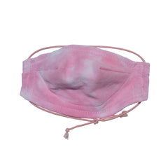 Safe and comfortable wearing our 100% cotton 5 layer Face Mask in Pink Cloud Wash. soft wire upper, no rough edges.