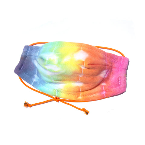 Rainbow Tie Dyed 100% Cotton Face Mask